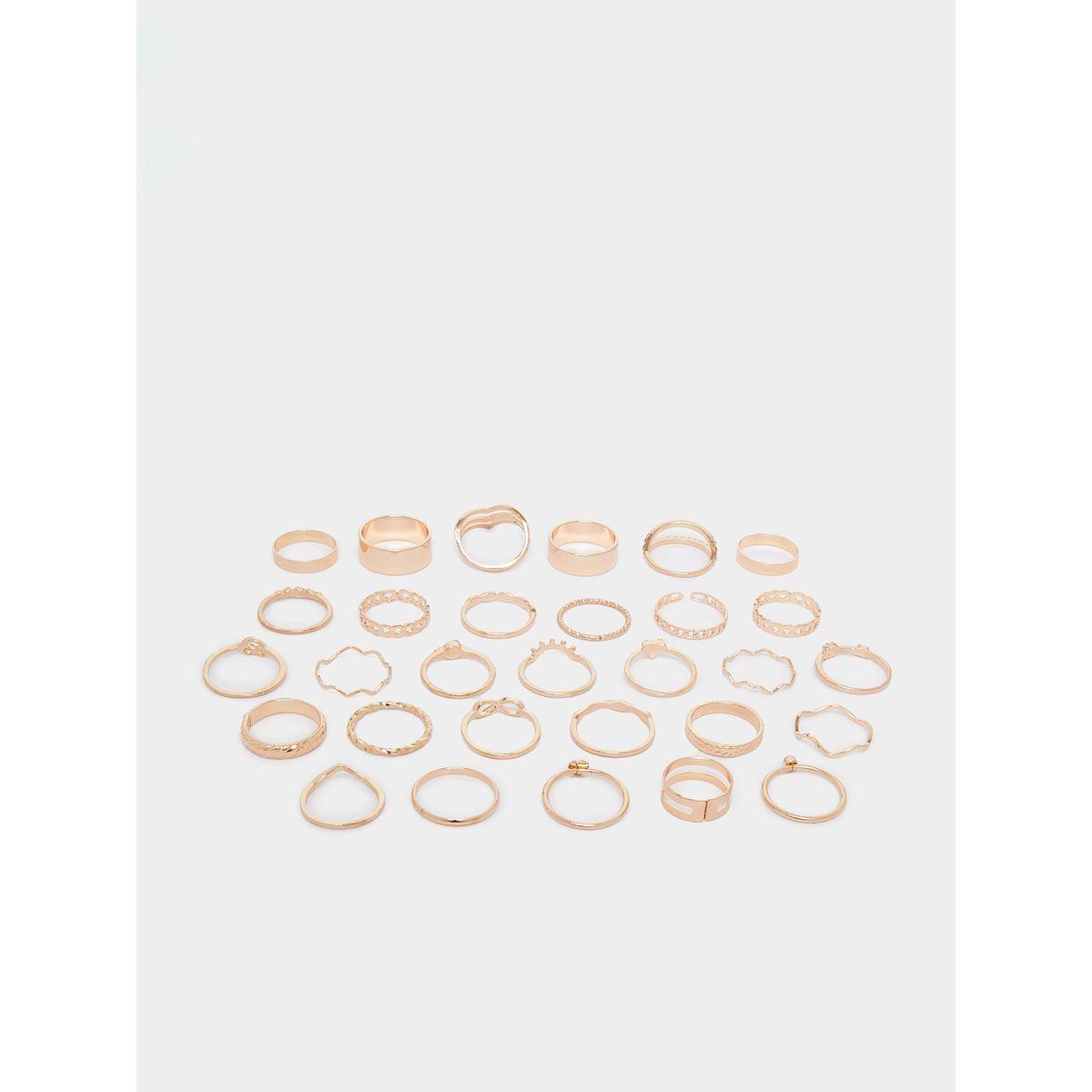 Styli Set of 30 - Assorted Embellished Rings-women-watchesandjewellery-jewellery-rings-image-2