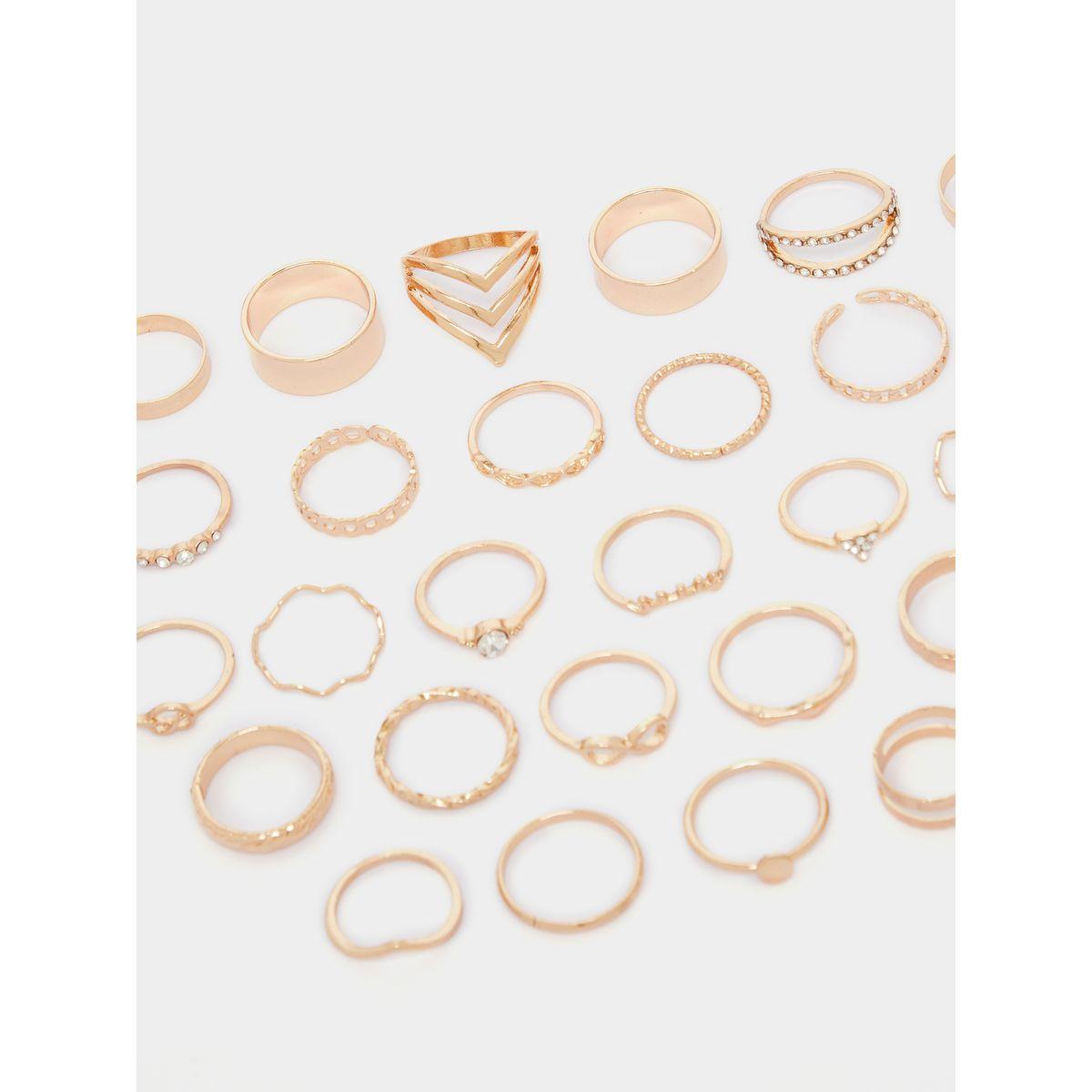 Styli Set of 30 - Assorted Embellished Rings-women-watchesandjewellery-jewellery-rings-image-3