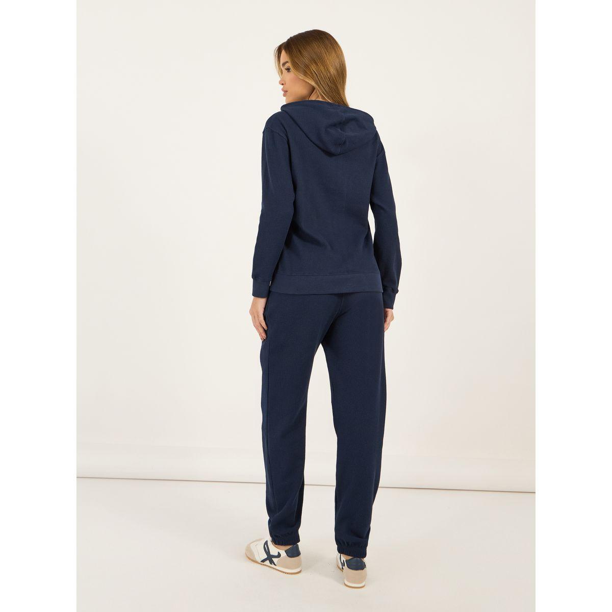 Styli Waffle Knit Hoodie and Cuffed Joggers Co-Ords-women-clothing-coordsets-image-4