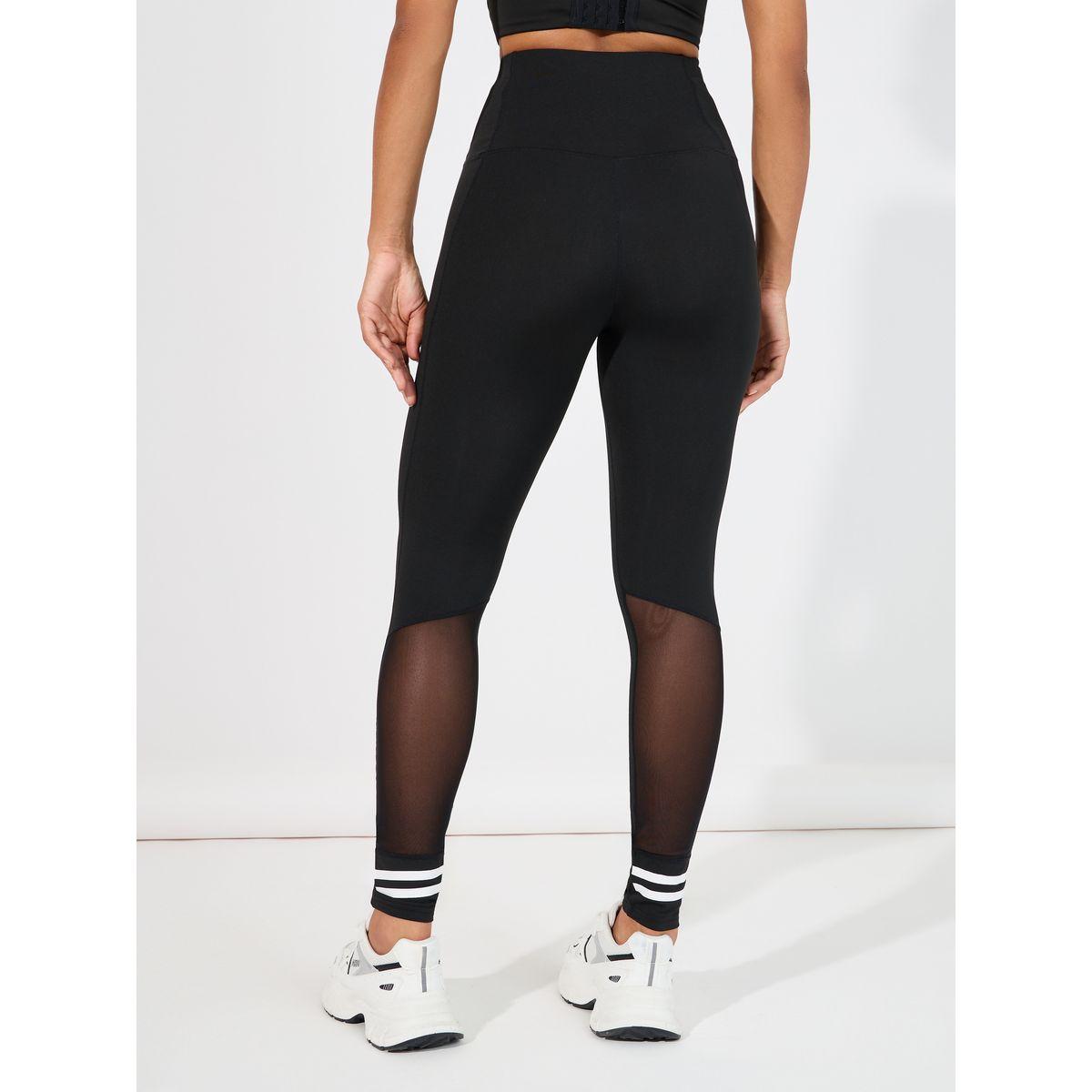 Styli Active Mesh & Stripe Ankle Detail Leggings-women-clothing-sportswearandactivewear-bottoms-image-4