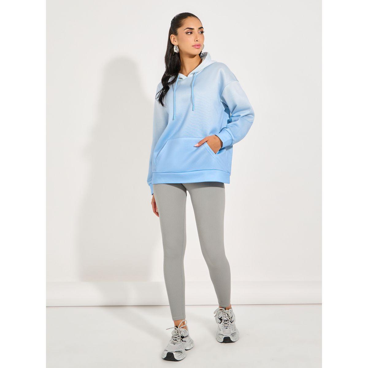هودي بقصة عادية وجيب أمامي-women-clothing-hoodiesandsweatshirts-hoodies-image-2