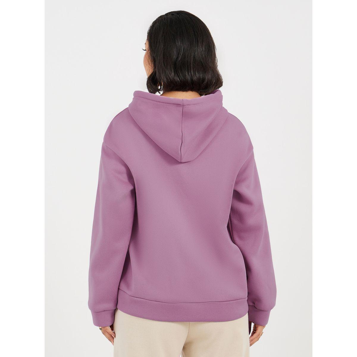 Styli Printed Hooded Sweatshirt-women-winterwear-hoodiesandsweatshirts-sweatshirts-image-4