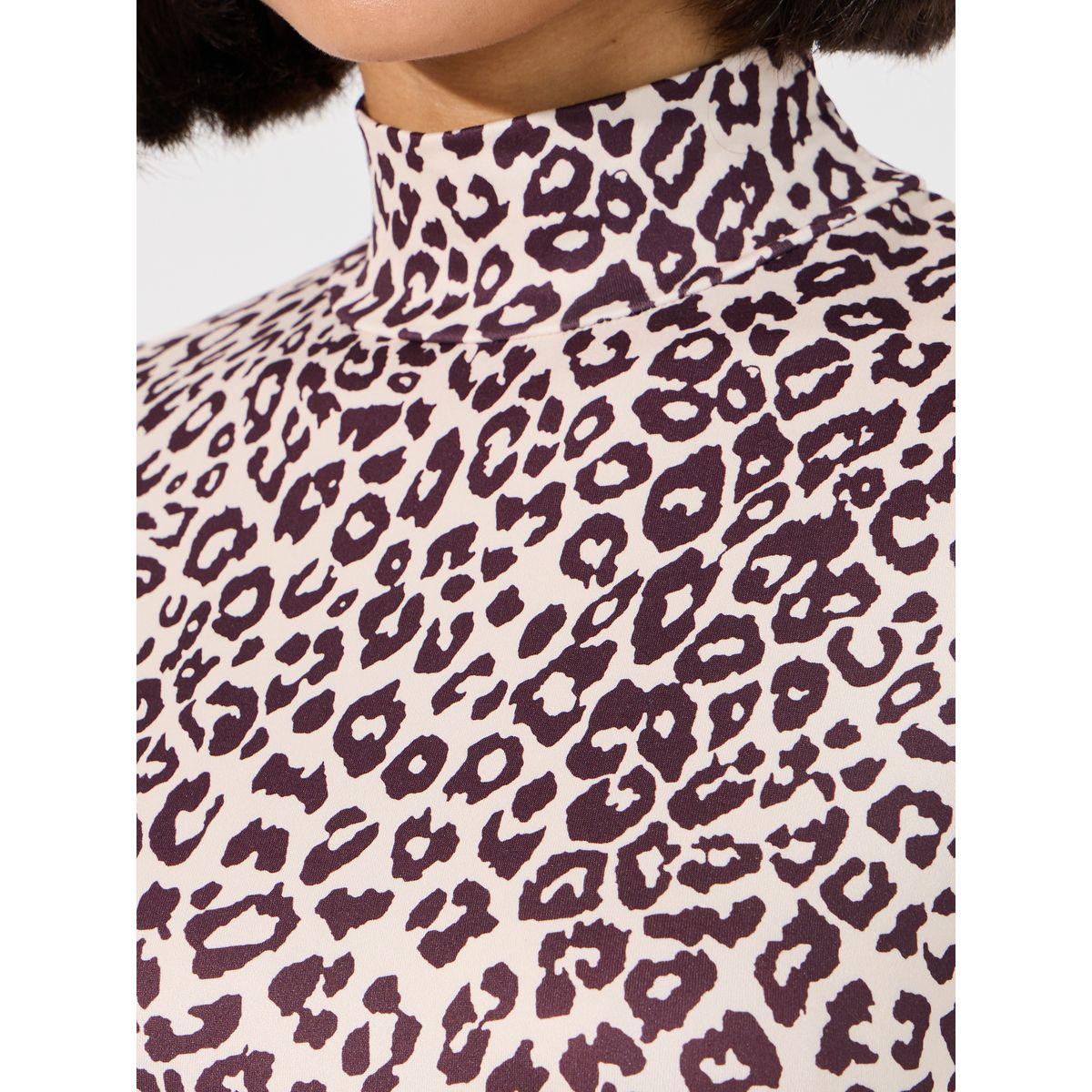 بلوزة مُجسمة بتفاصيل محبوكة وطبعة ليوبارد-women-clothing-shirtsandblouses-blouses-image-3