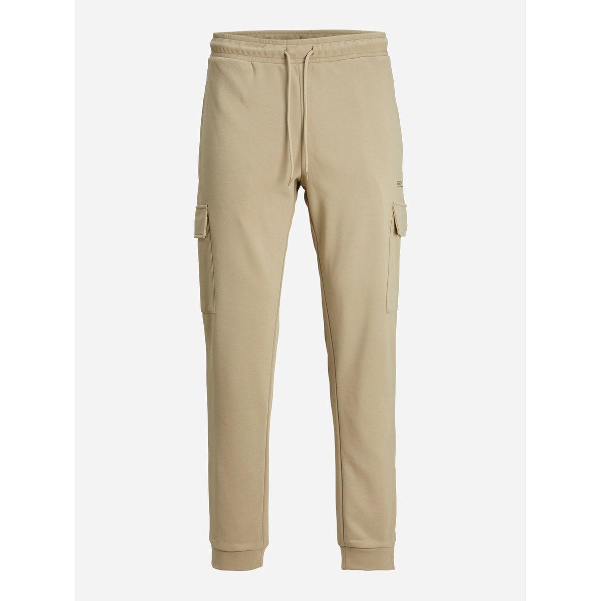 جوغر كارجو سادة بحافة مضلعة-men-clothing-bottoms-joggers-image-1