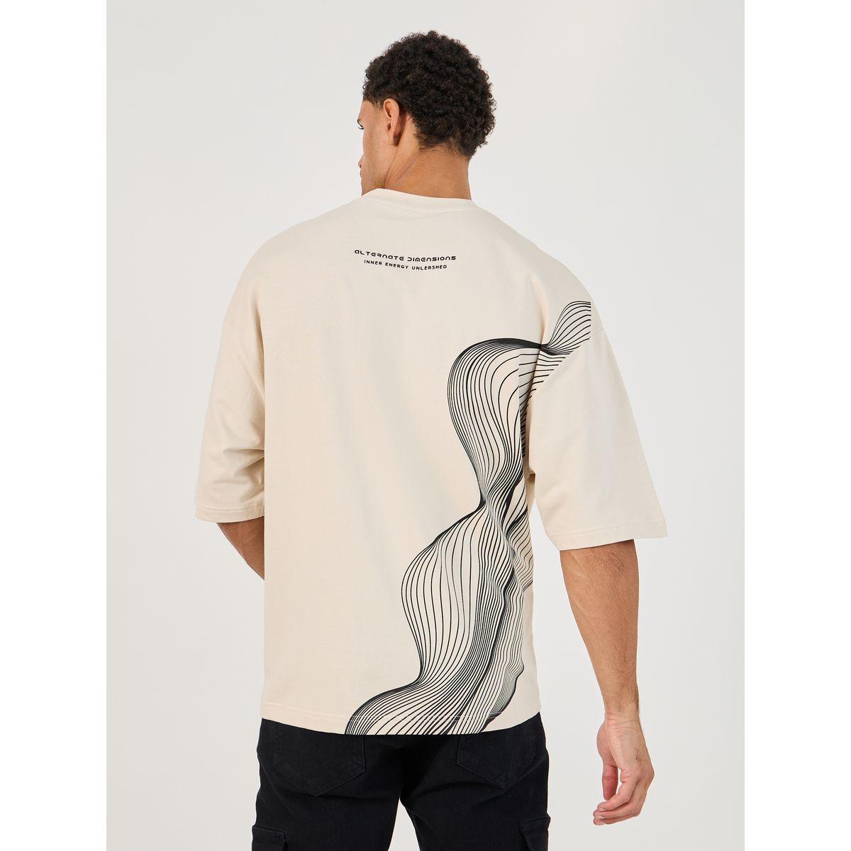 Styli Premium Boxy Fit Graphic Print Terry T-Shirt-men-clothing-tshirtsandpolos-tshirts-image-1