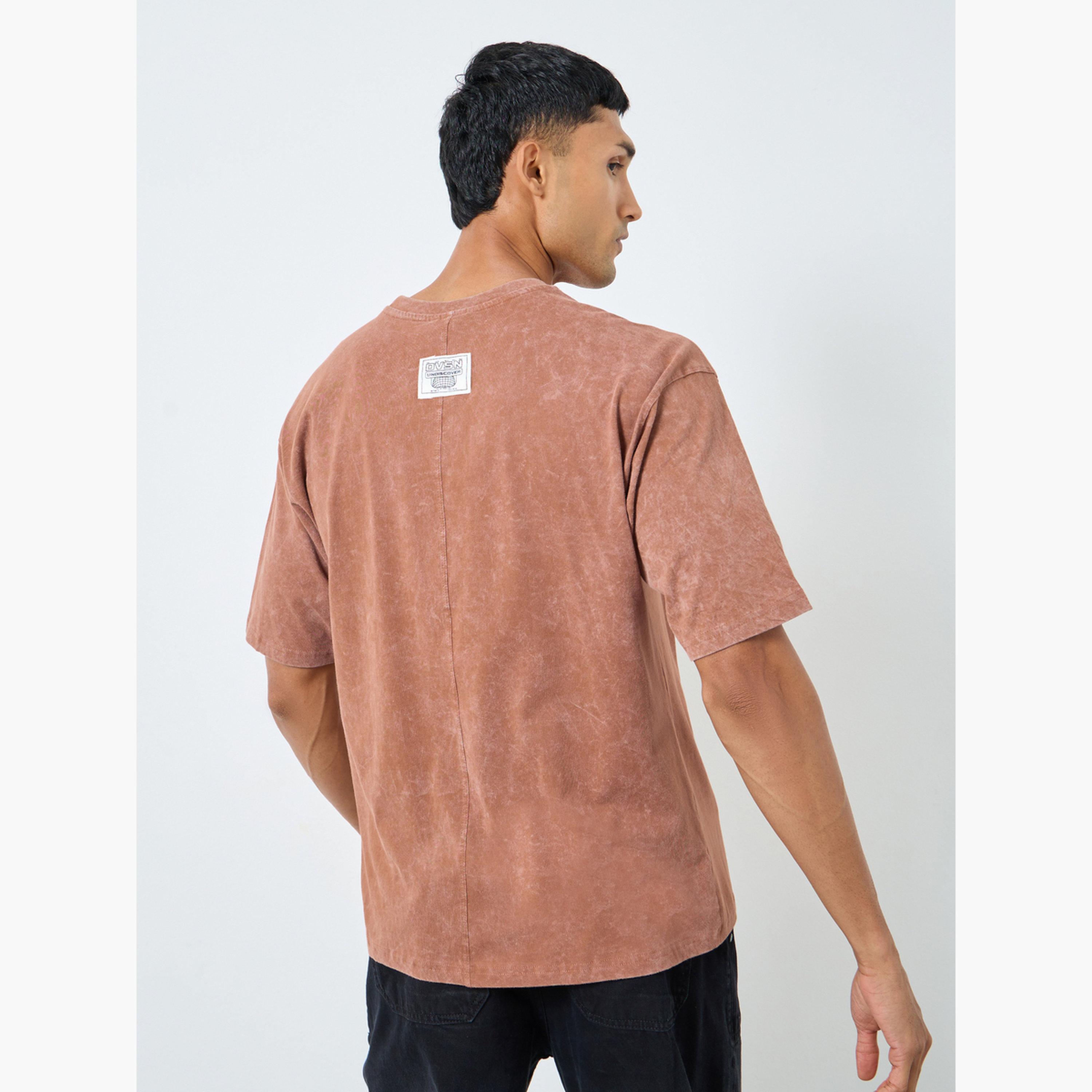 ستايلي - تي شيرت جيرسي مخيط ومغسول بالحامض للرجال-men-clothing-tshirtsandpolos-tshirts-image-5
