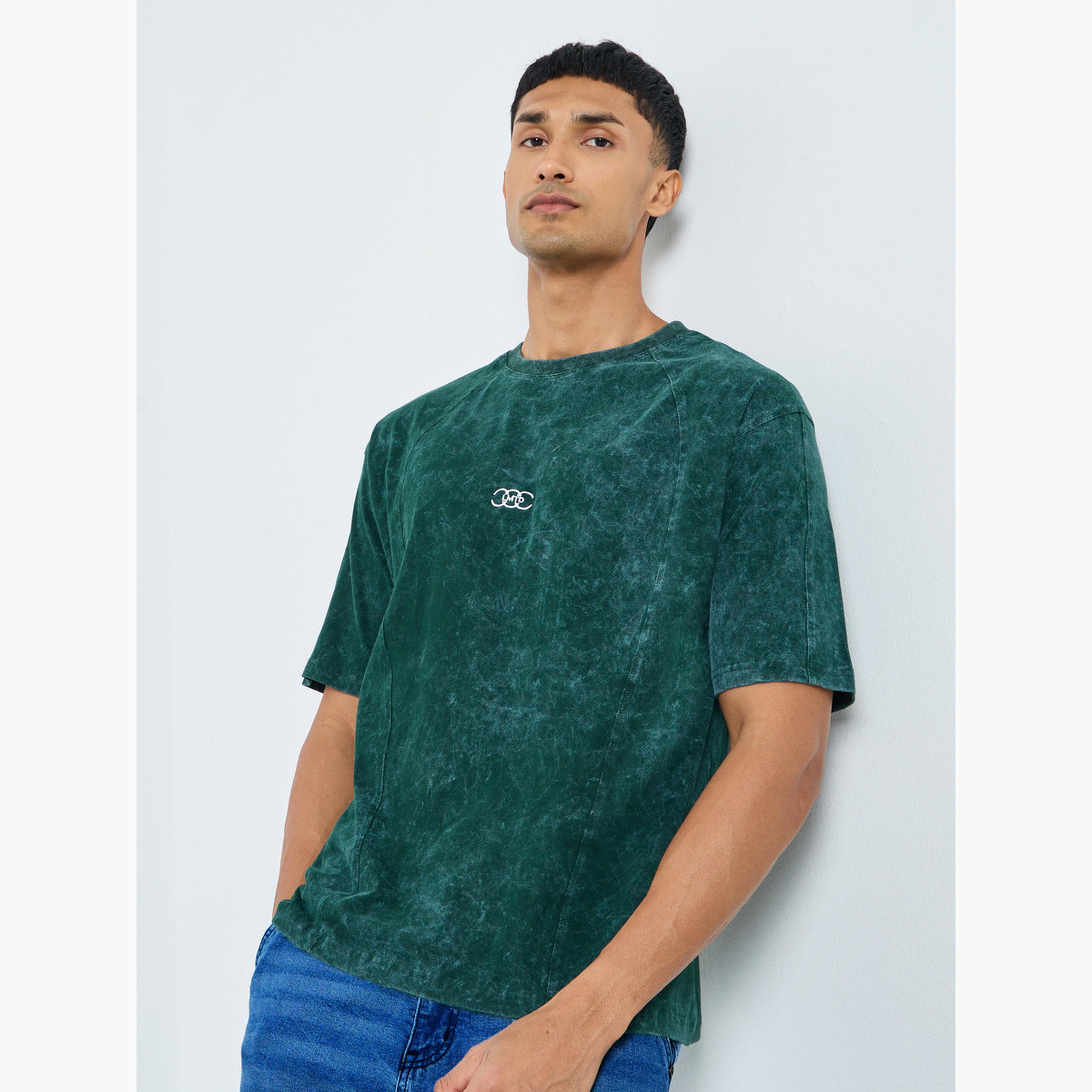 ستايلي - تي شيرت جيرسي مخيط ومغسول بالحامض للرجال-men-clothing-tshirtsandpolos-tshirts-image-1