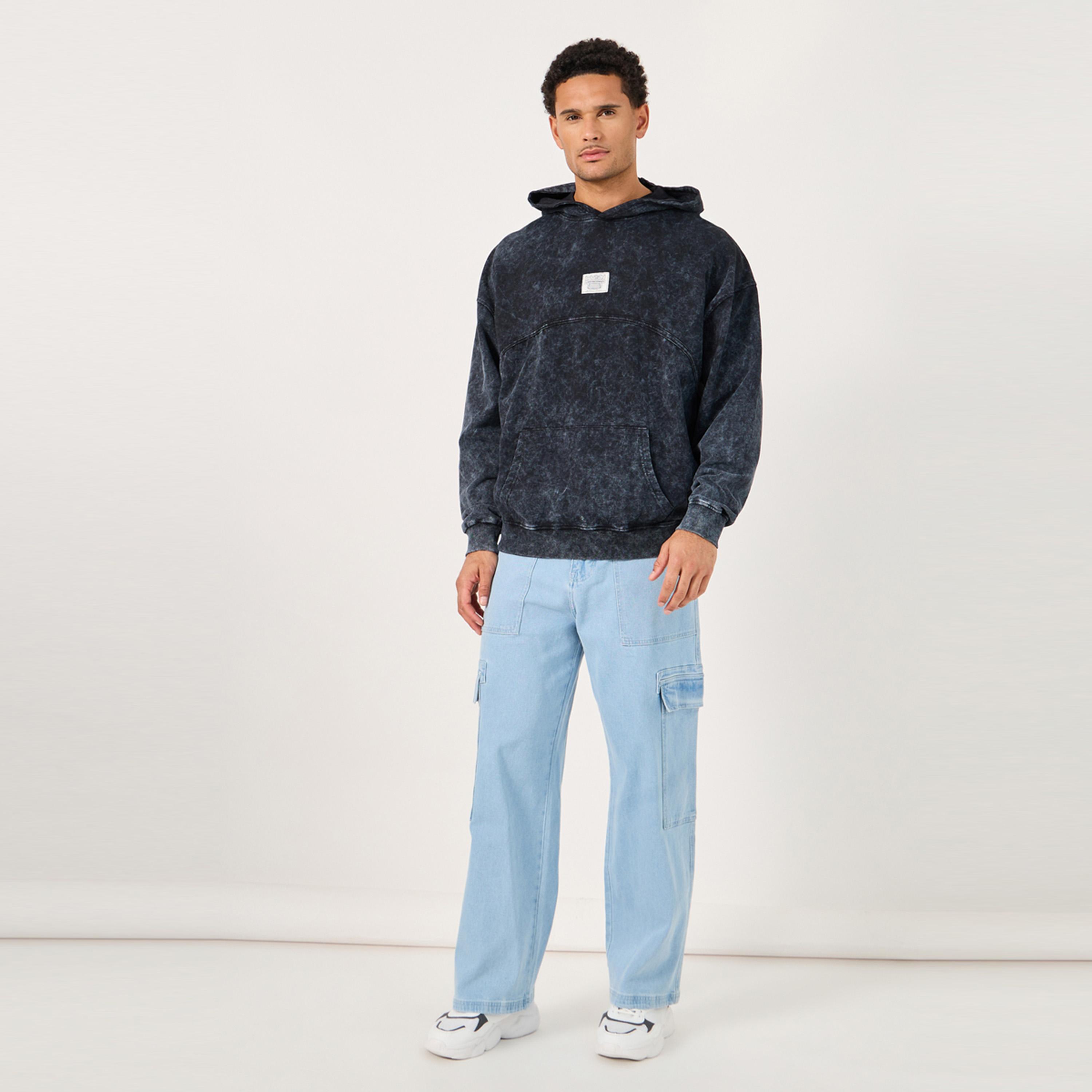 Styli Premium Acid Washed Oversized Terry Hoodie with Applique-men-winterwear-hoodiesandsweatshirts-image-2