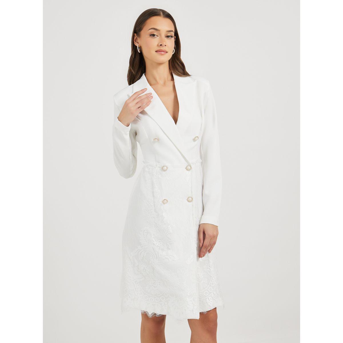 Styli Lace Insert Blazer Knee Length Dress-women-clothing-dresses-image-3