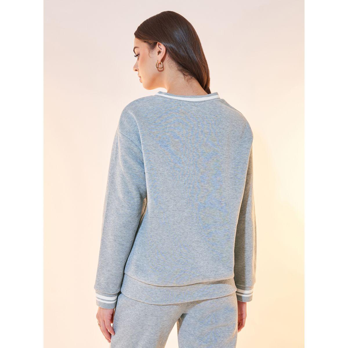 Styli Ribbed Panel Dropped Shoulder Sweatshirt-women-winterwear-hoodiesandsweatshirts-sweatshirts-image-4