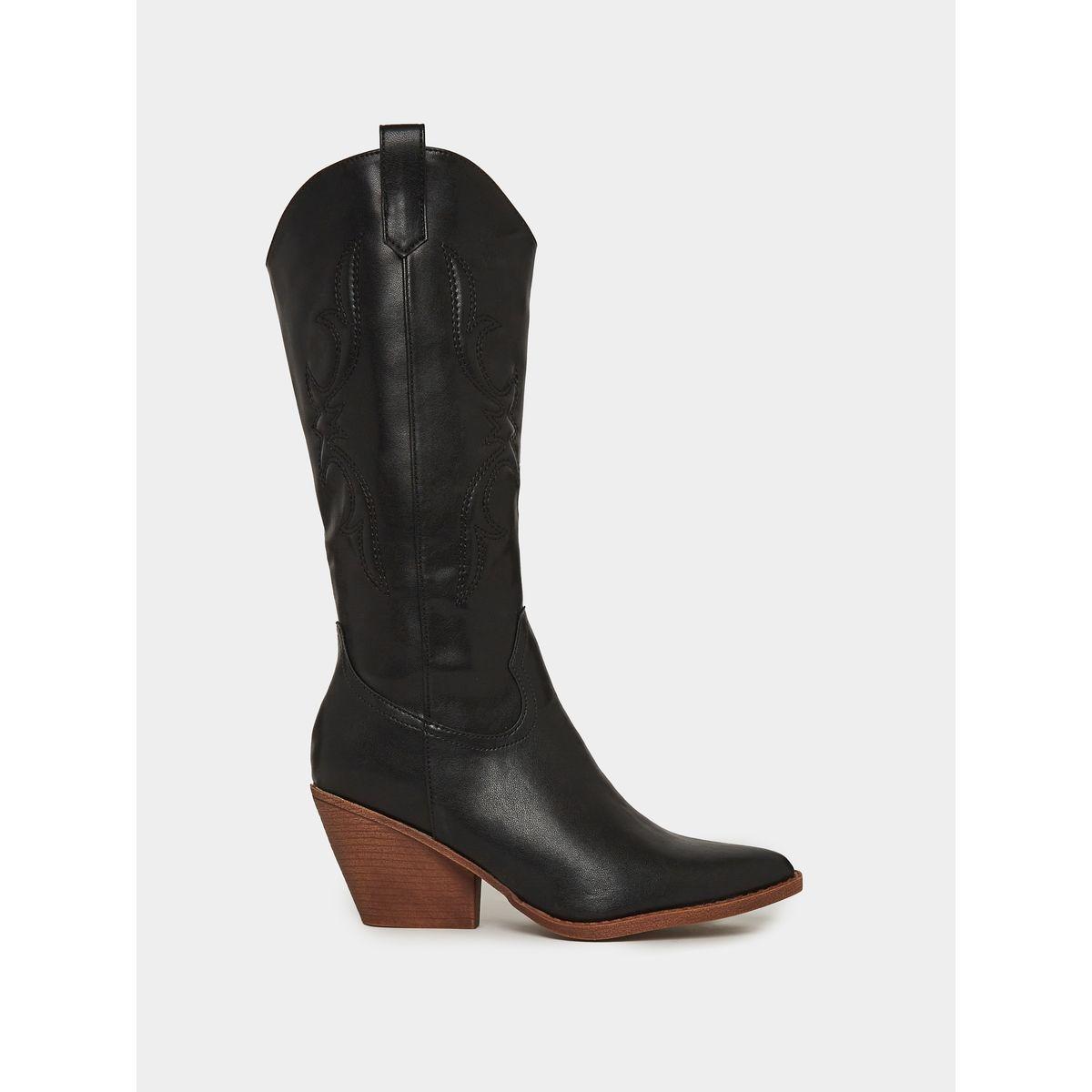 حذاء بوت كاوبوي بتفاصيل مُطرّزة-women-shoes-boots-image-2
