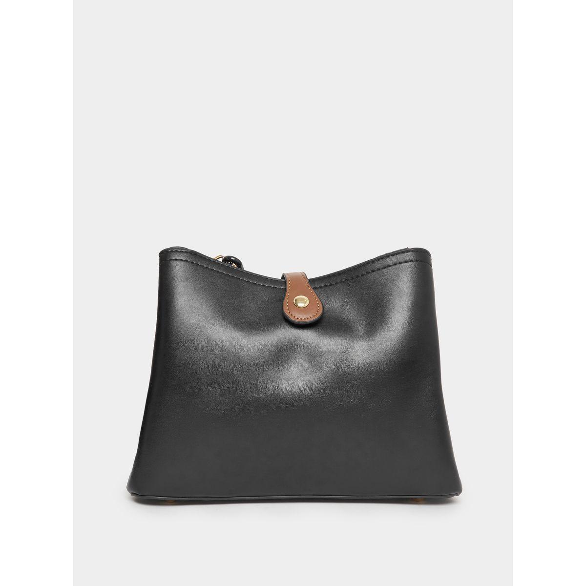 Styli Textured Tote Bag with Detachable Strap-women-bagsandwallets-handbags-image-5