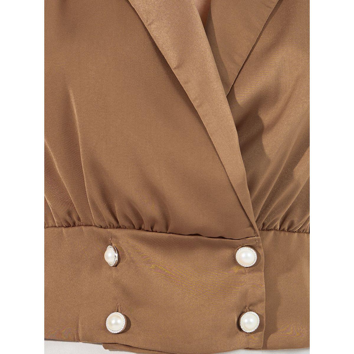 بلوزة بنمط لف وأزرار مع أكمام بالون-women-clothing-shirtsandblouses-blouses-image-2