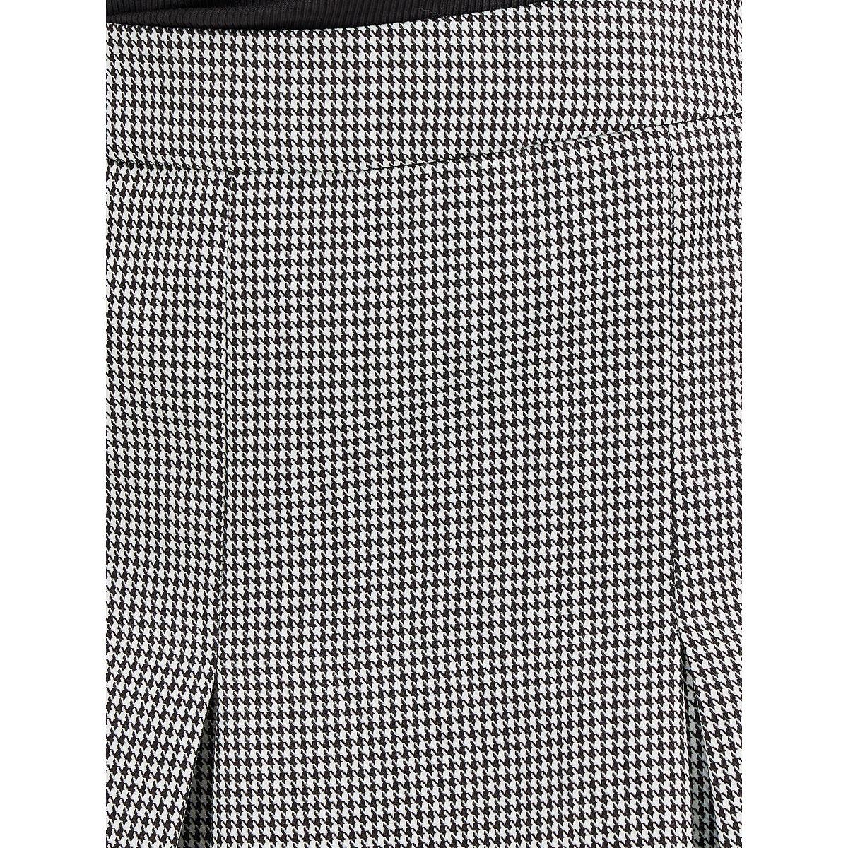 Styli Houndstooth Box Pleats A-Line Mini Skirt-women-clothing-bottoms-skirts-image-3