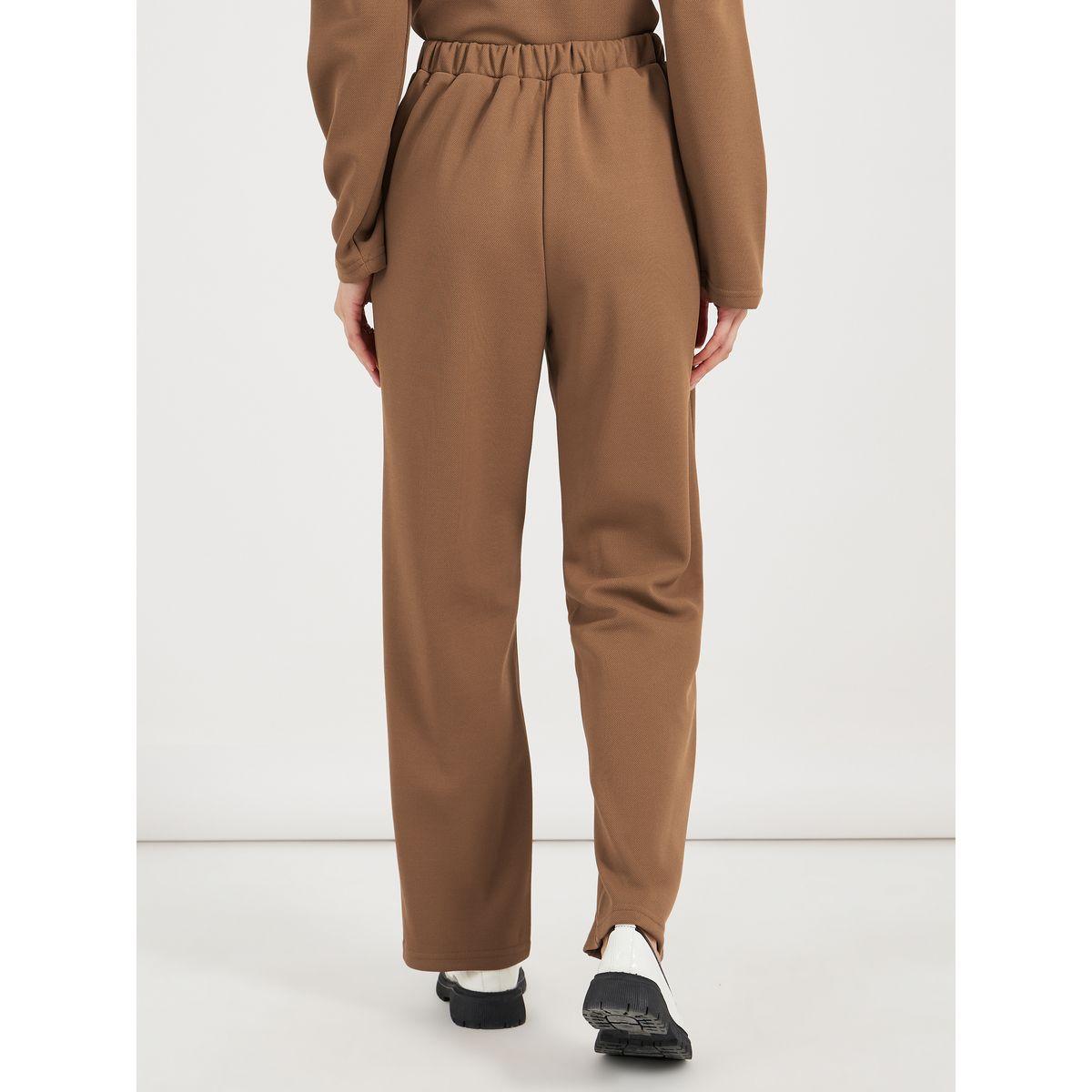 بنطال بأرجل مستقيمة وخصر متوسط مع درزات-women-clothing-bottoms-joggers-image-4