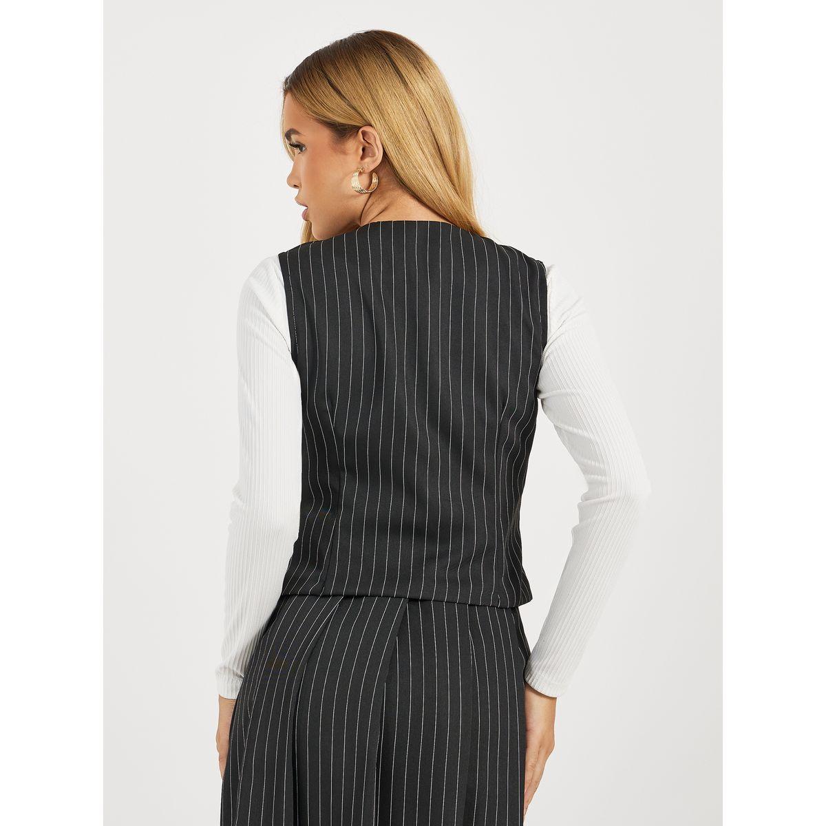 جيليه مخطط بأزرار غلق-women-clothing-shirtsandblouses-blouses-image-4