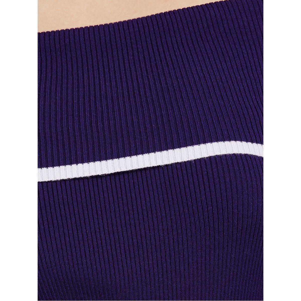 Styli Contrast Trim Off Shoulder Sweater Dress-women-clothing-dresses-image-3