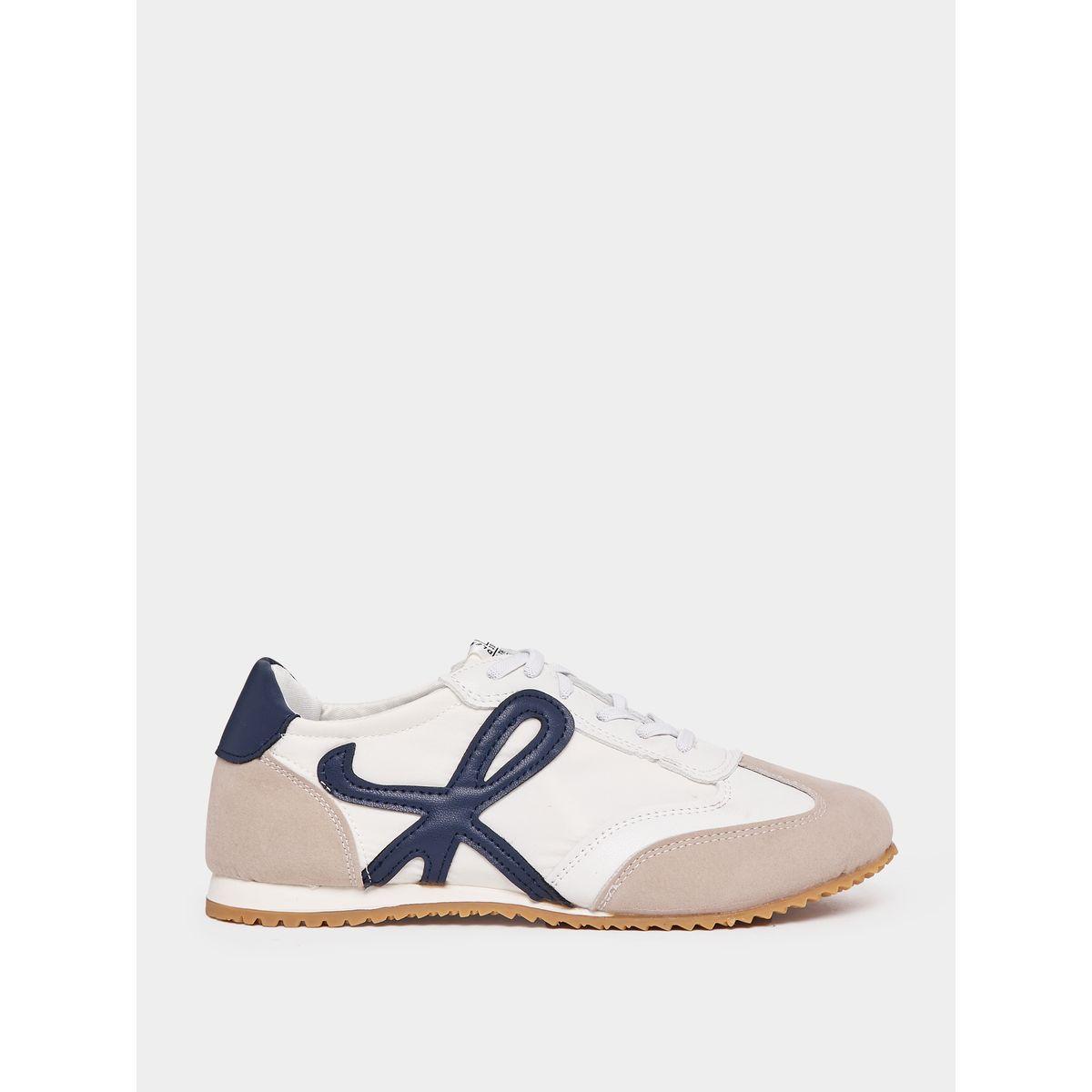 Styli Contrast Panel Low Top Sneakers-women-shoes-sneakers-image-2