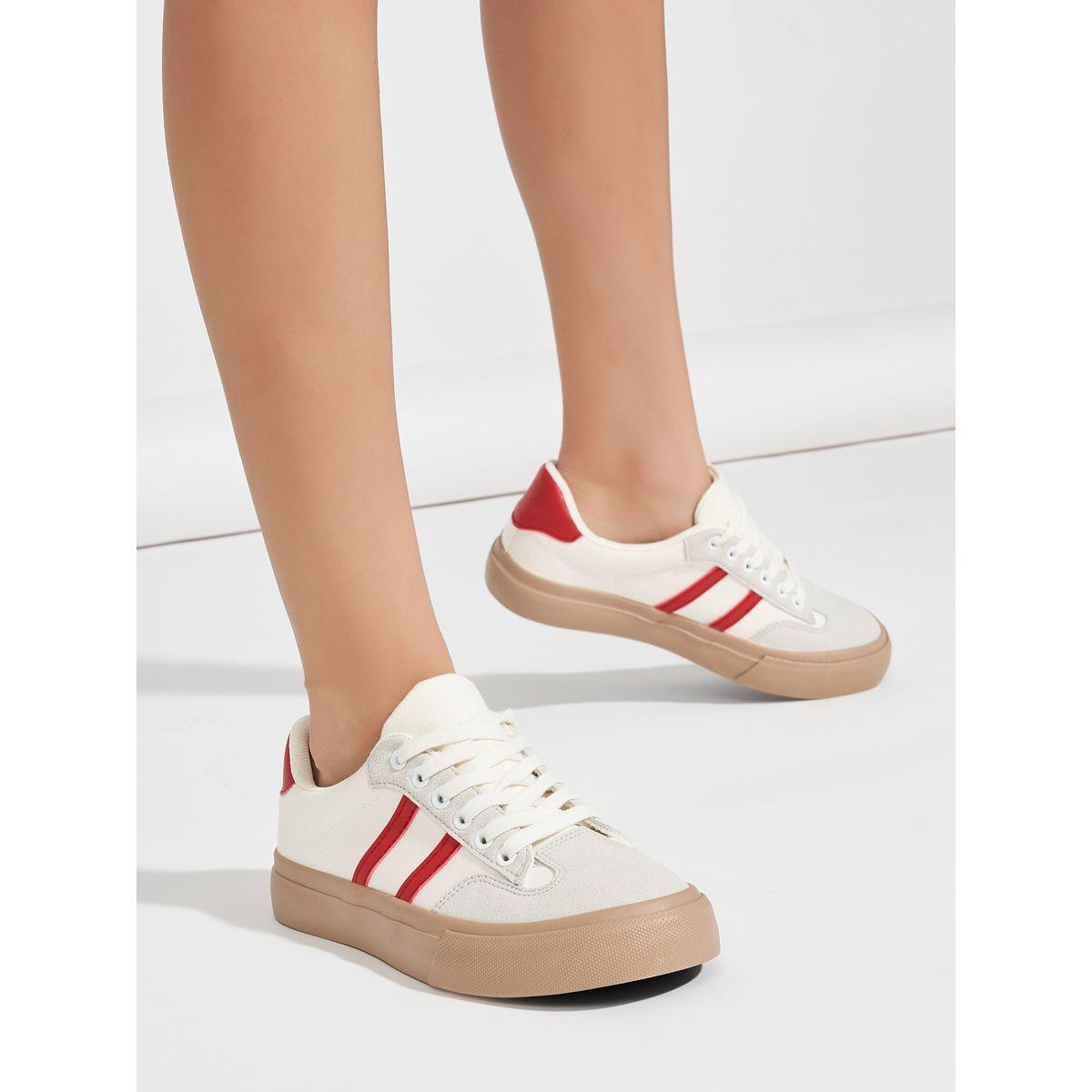 Styli Gum Sole Double Striped Sneakers-women-shoes-sneakers-image-1