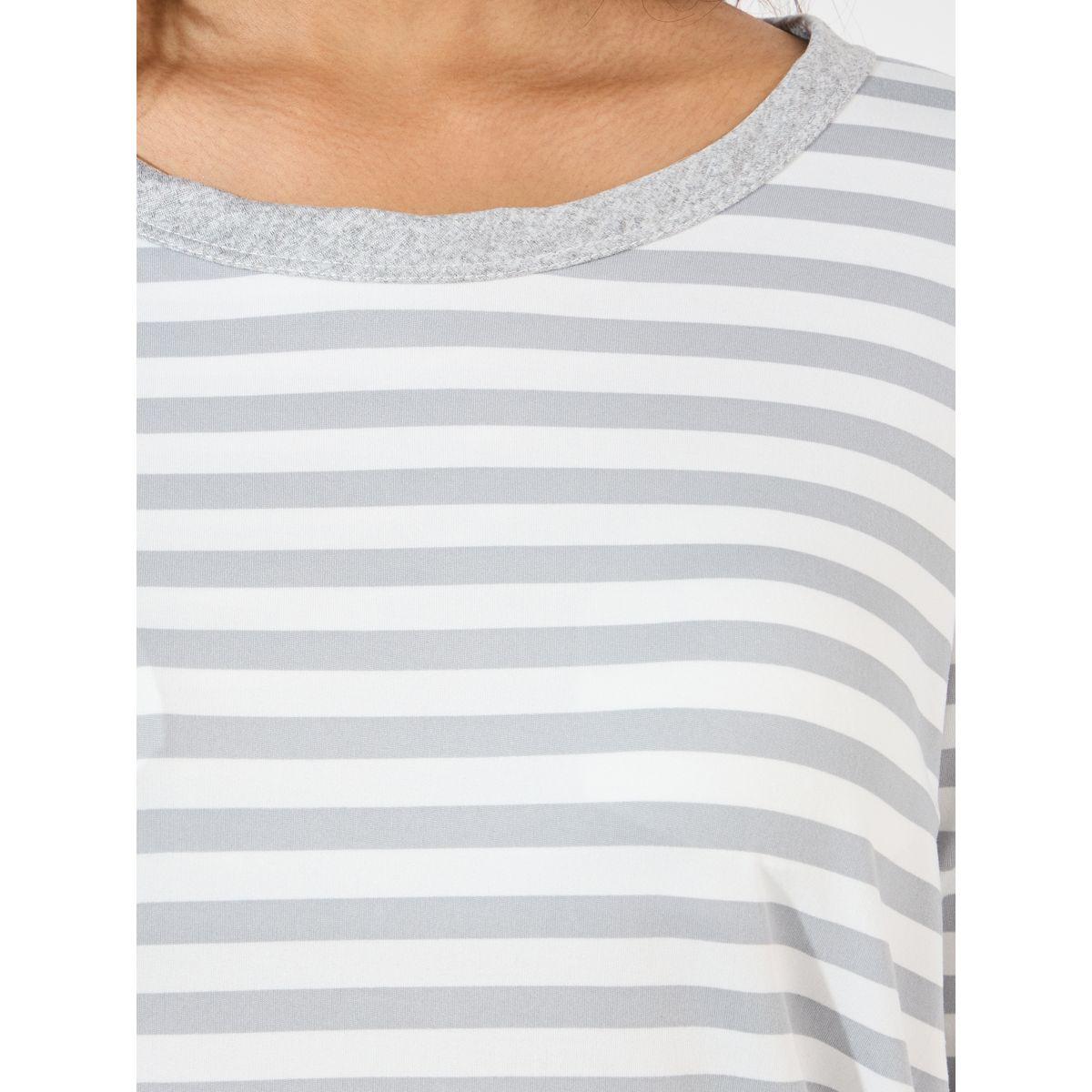 طقم من بنطال بيجاما وبلوزة مخططة بأكمام طويلة-women-clothing-nightwear-pyjamas-longsets-image-3