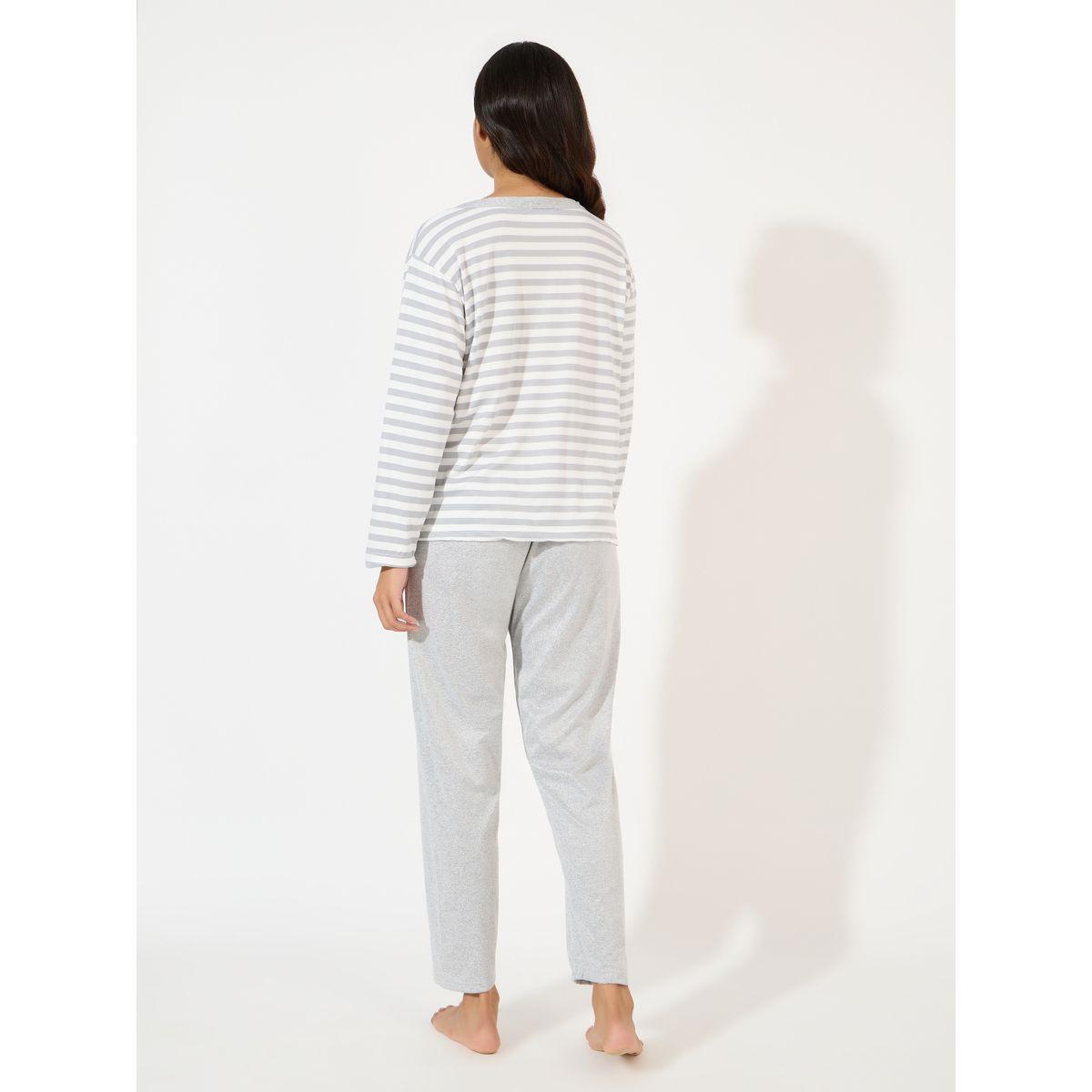 Styli Unwind Striped Long Sleeves Top & Pyjama Set-women-clothing-nightwear-pyjamas-longsets-image-4