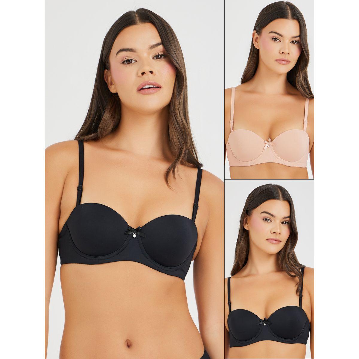 مجموعة من 2 صدرية بالكونيت مبطنة-women-clothing-lingerie-bras-image-1