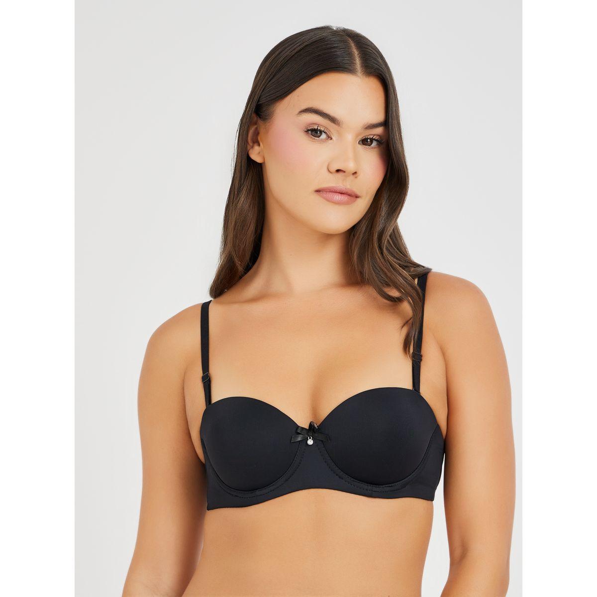 Styli Set of 2 - Solid Padded Wired Balconette Bra-women-clothing-lingerie-bras-image-2