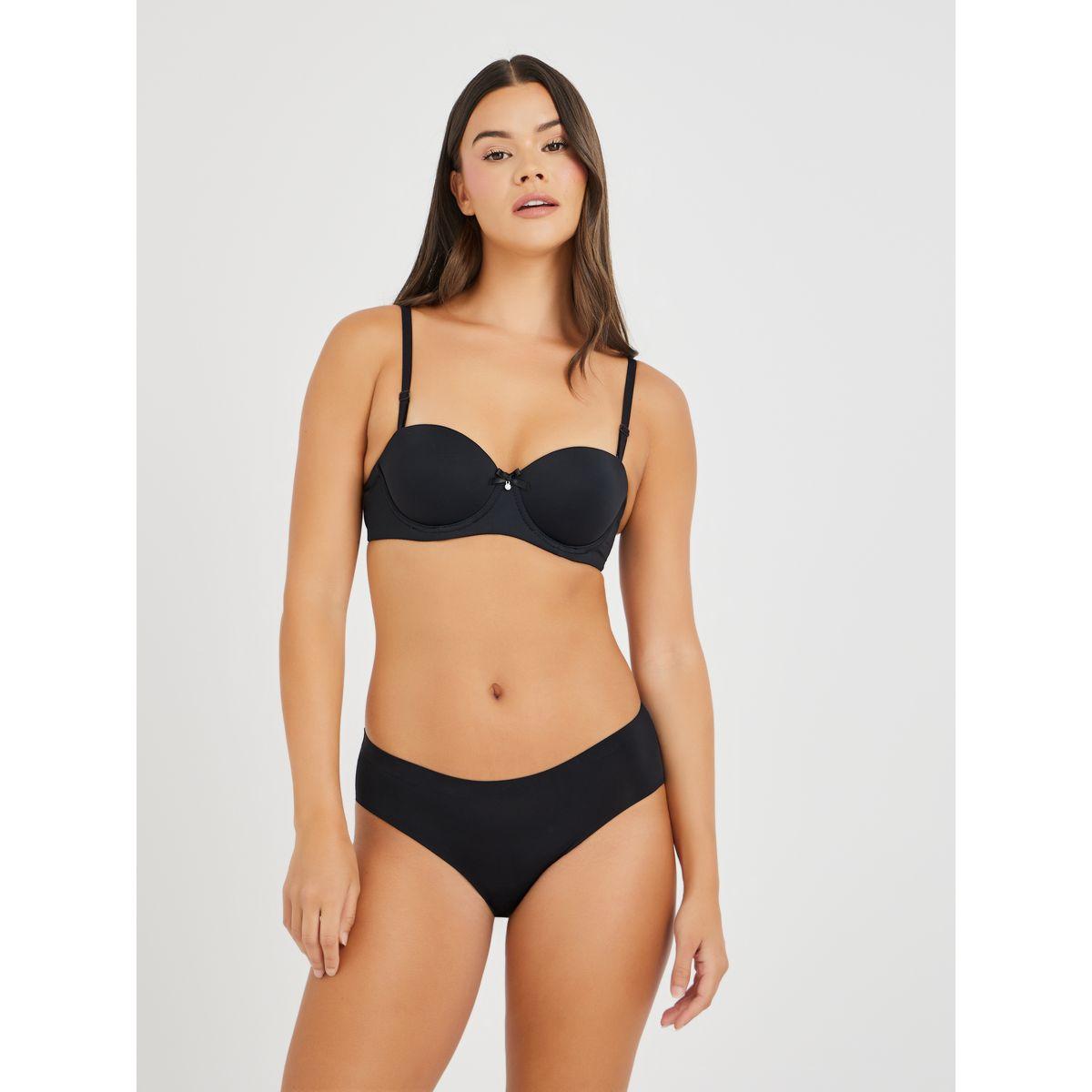 Styli Set of 2 - Solid Padded Wired Balconette Bra-women-clothing-lingerie-bras-image-3