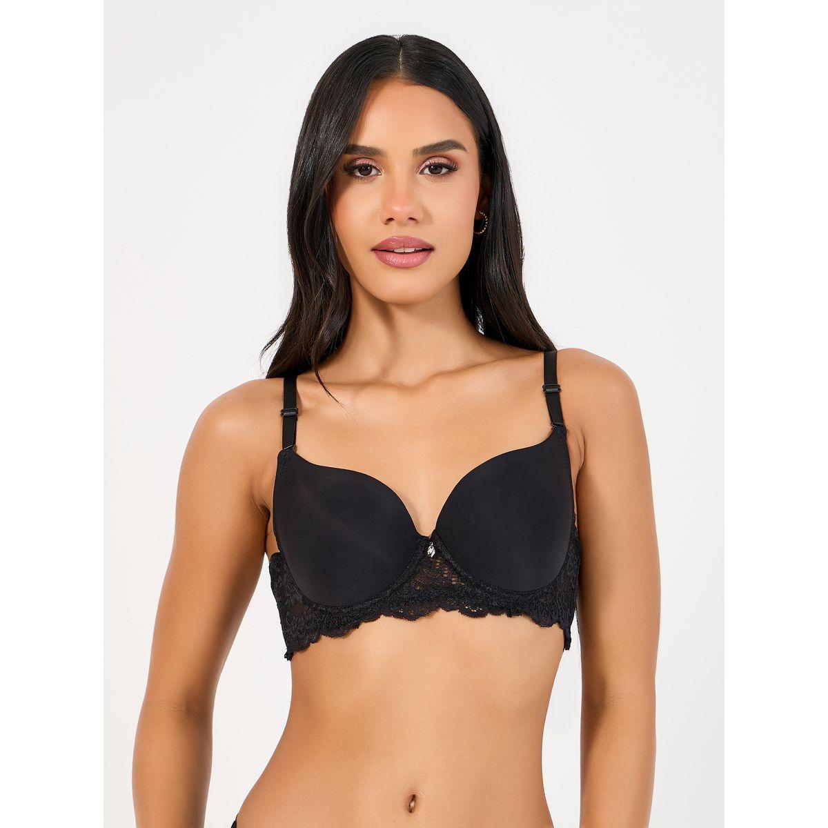 مجموعة من 2 صدرية بياقة عميقة وتفاصيل دانتيل-women-clothing-lingerie-bras-image-2