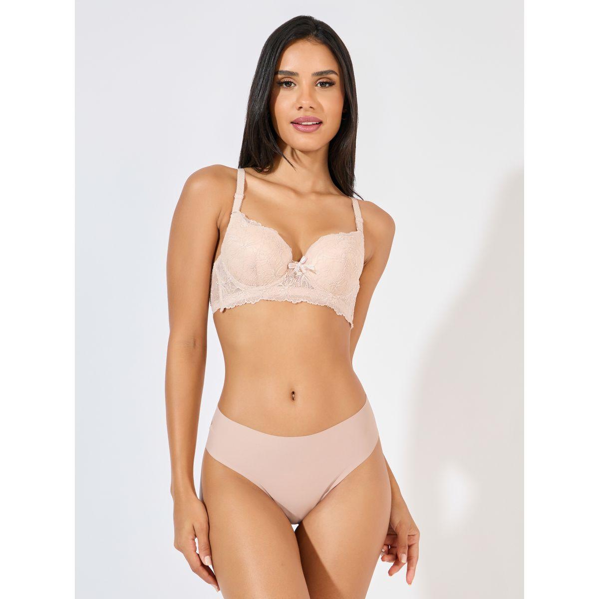 مجموعة من 2 صدرية مبطنة بتفاصيل دانتيل-women-clothing-lingerie-bras-image-2