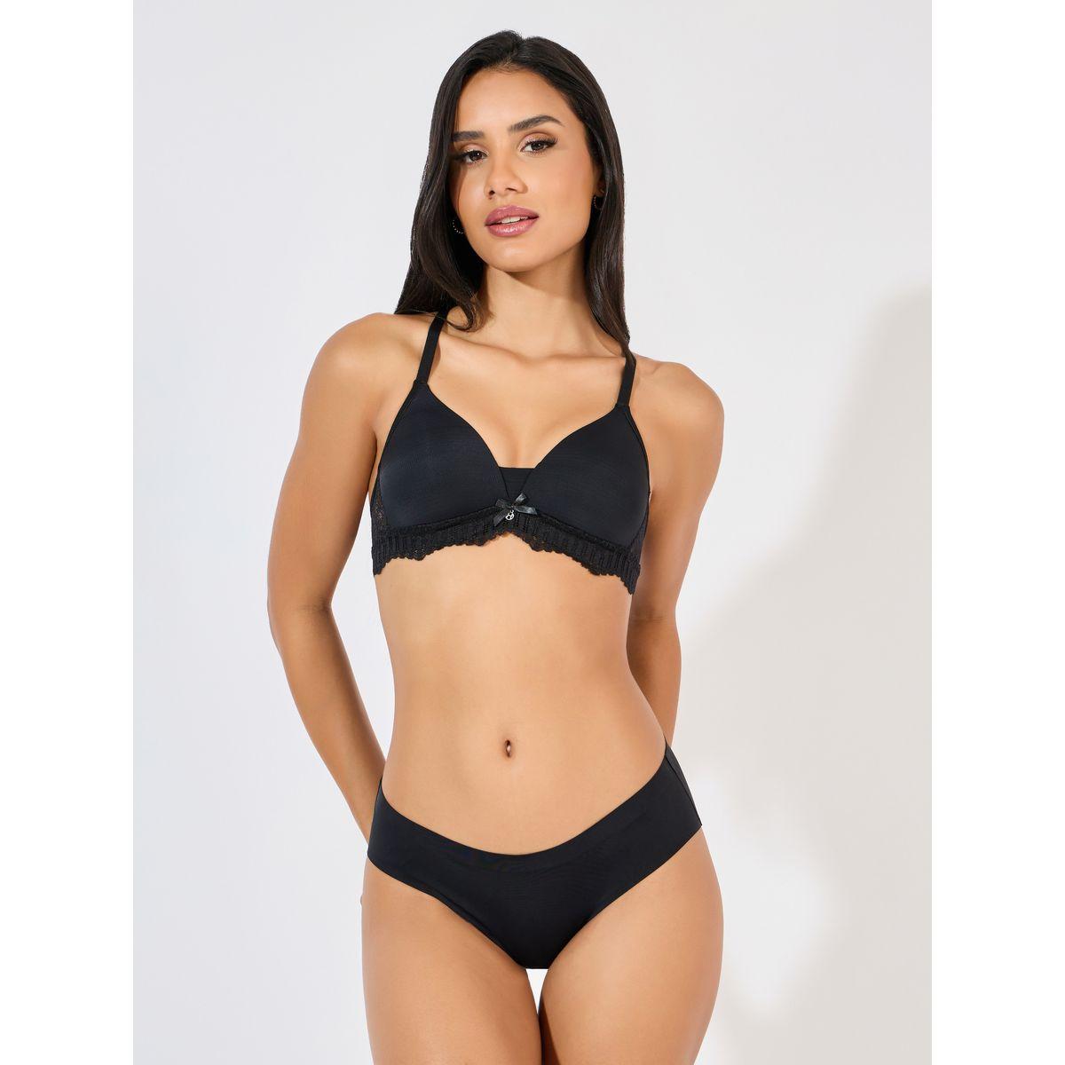 مجموعة من 2 صدرية مبطنة بتفاصيل دانتيل-women-clothing-lingerie-bras-image-2