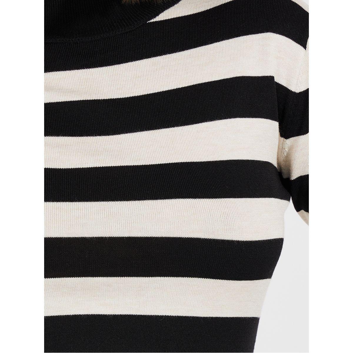 Styli Striped Sweater Knee Length Dress-women-clothing-dresses-image-4