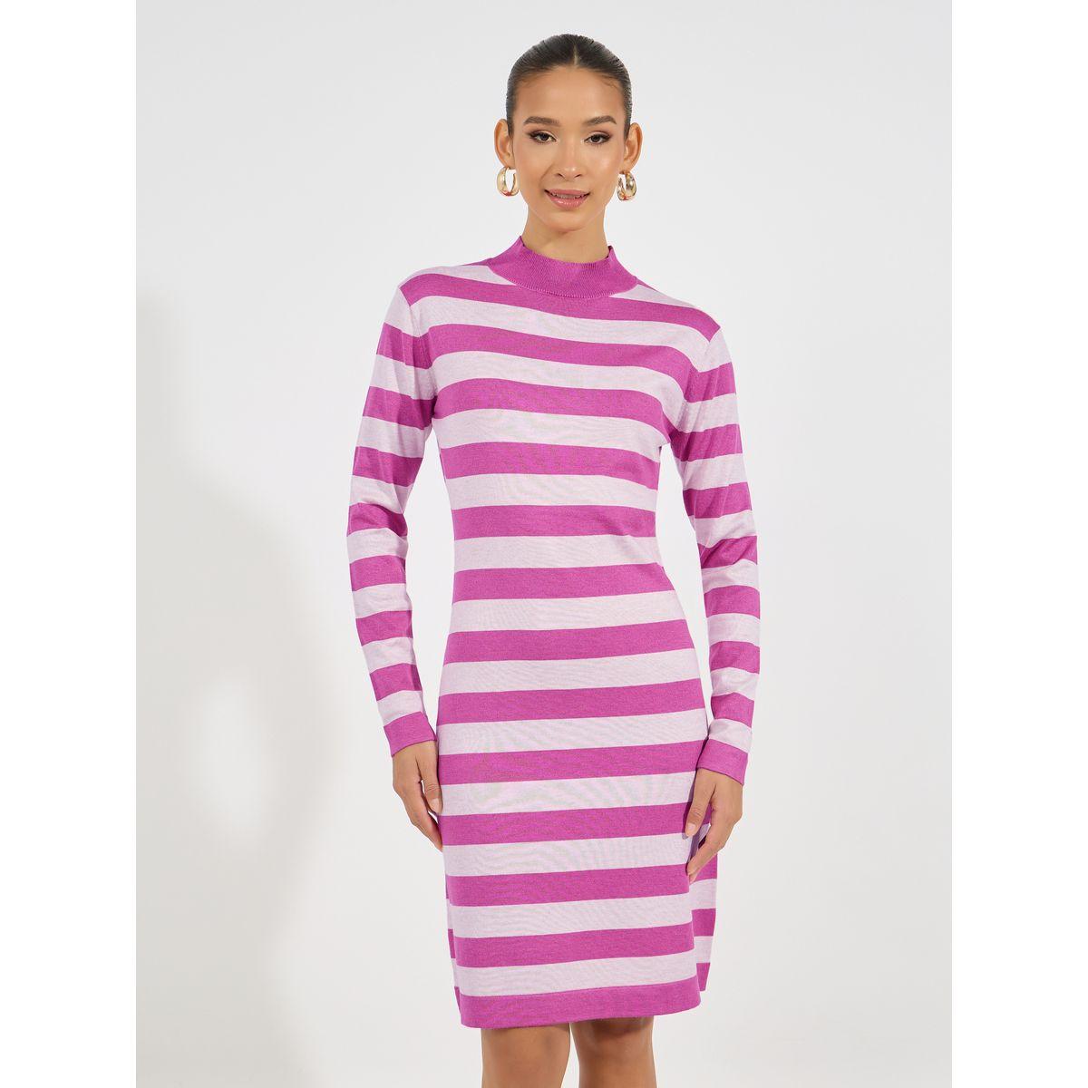 فستان مخطط بطول الركبة-women-clothing-dresses-image-4