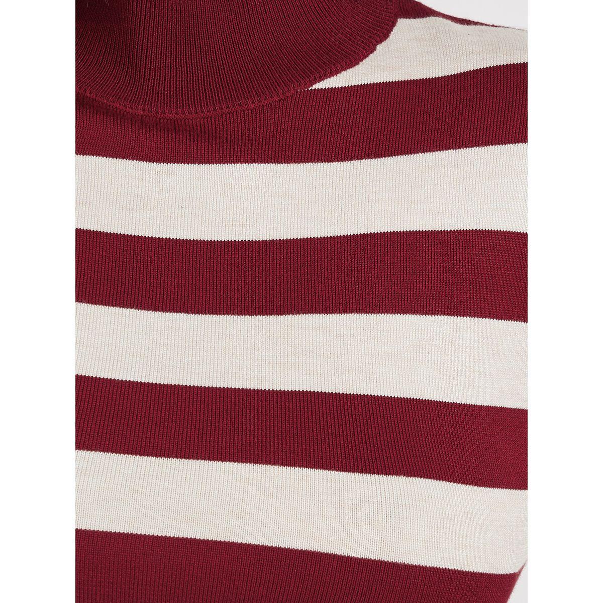 Styli Striped Sweater Knee Length Dress-women-clothing-dresses-image-3