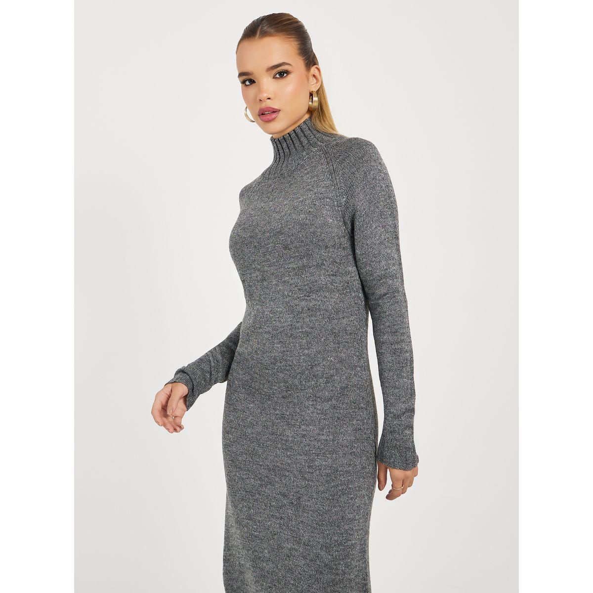 Styli Turtle Neck Knitted Sweater Maxi Dress-women-clothing-dresses-image-6