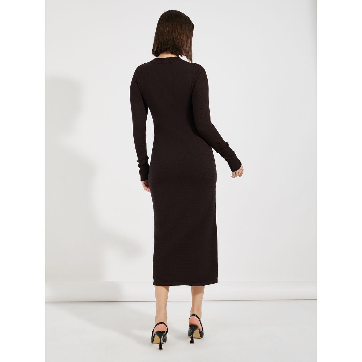 Styli Solid Knit Sweater Midi Dress-women-clothing-dresses-image-5