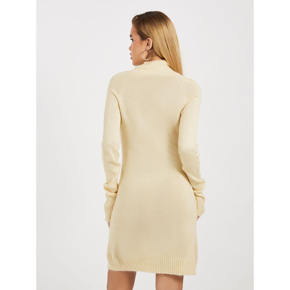 Styli Knitted Sweater Mini Dress with Long Sleeves-women-clothing-dresses-image-4