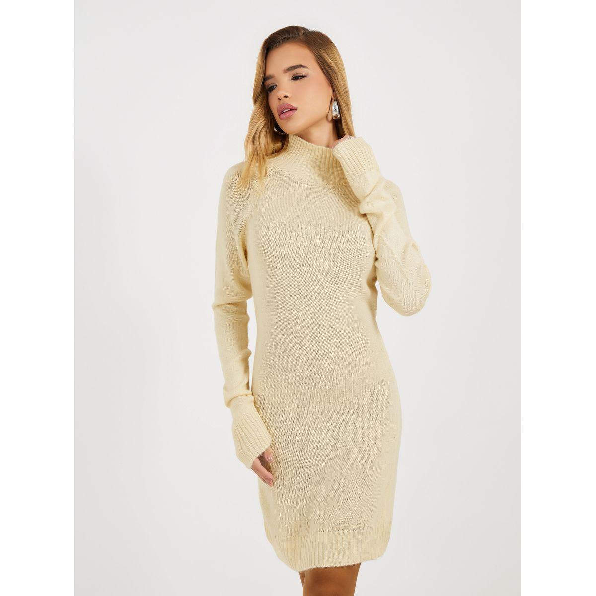 Styli Knitted Sweater Mini Dress with Long Sleeves-women-clothing-dresses-image-6