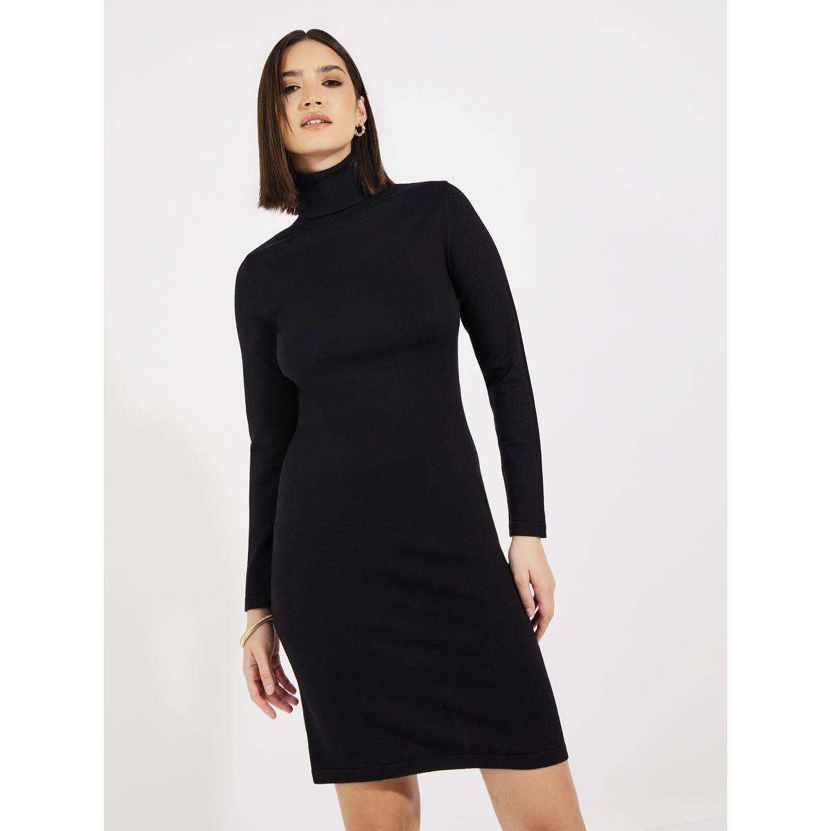 فستان بطول الركبة مع ياقة عالية-women-clothing-dresses-image-5