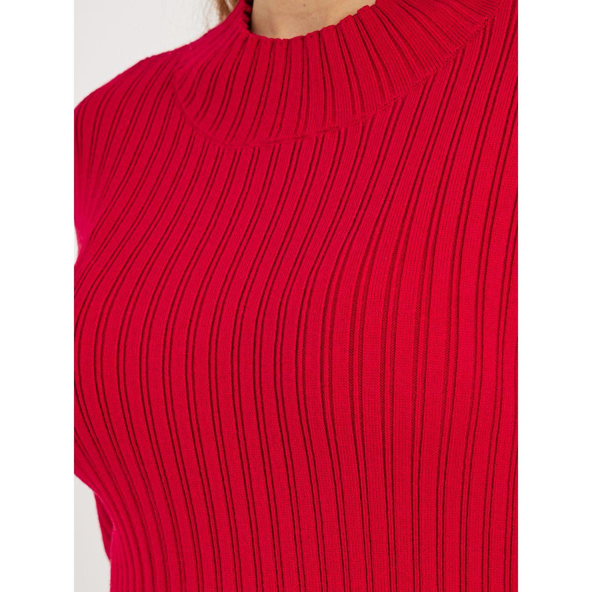 Styli Ribbed Knit Sweater Mini Dress-women-clothing-dresses-image-3