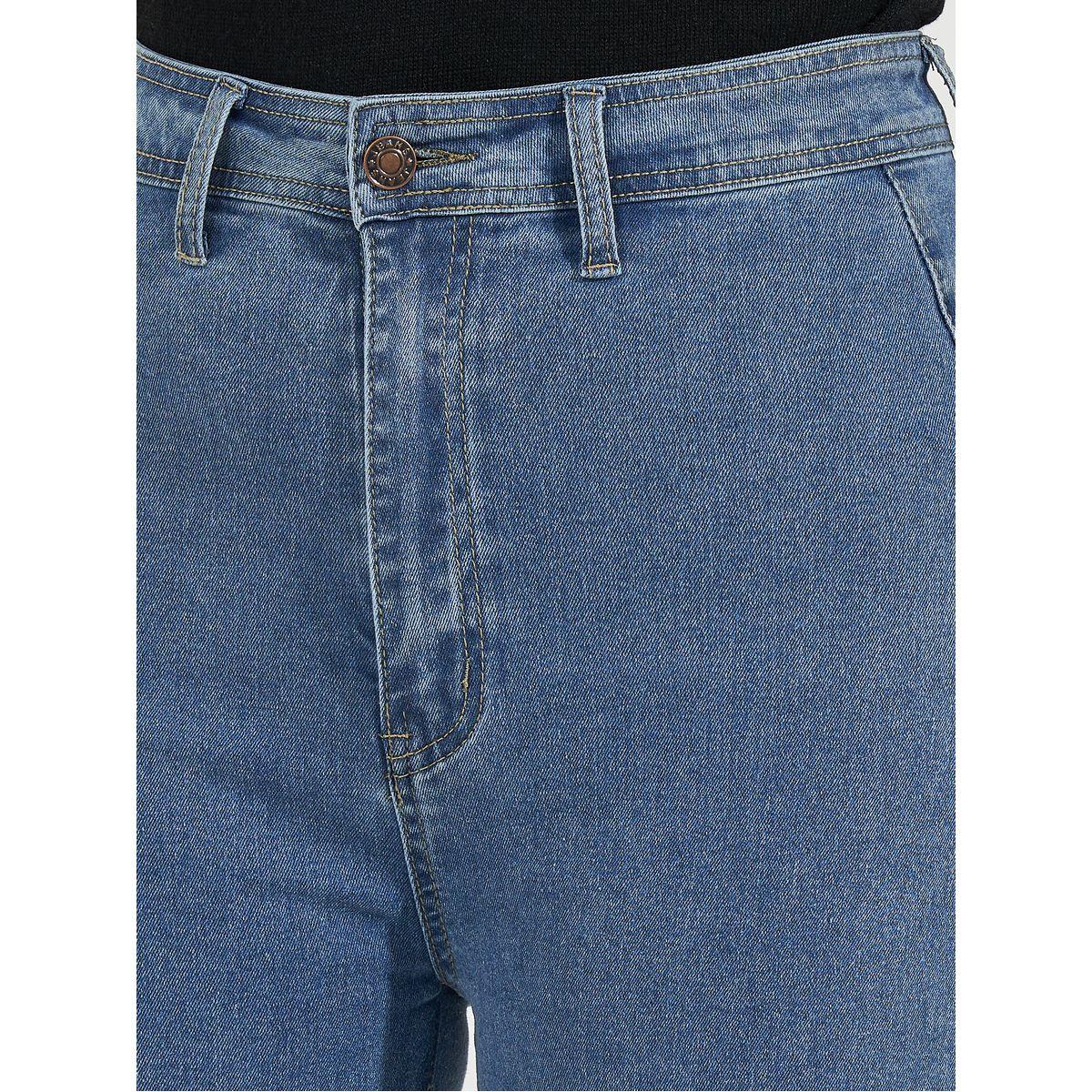 Styli High Rise Straight Fit Jeans with Raw Edge-women-clothing-bottoms-jeans-image-3