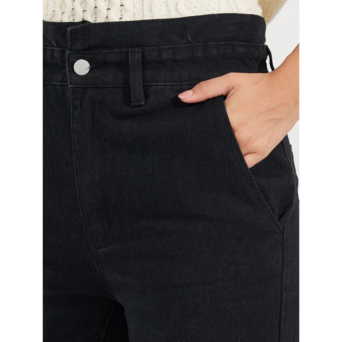 جينز بقصة أرجل مستقيمة وخصر بيبرباغ-women-clothing-bottoms-jeans-image-3