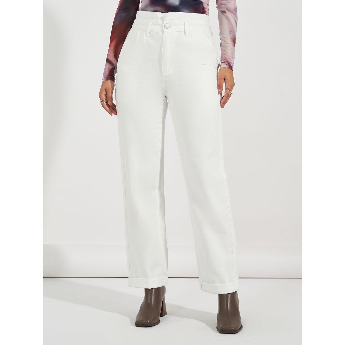 جينز بقصة مستقيمة وخصر بيبرباغ-women-clothing-bottoms-jeans-image-3