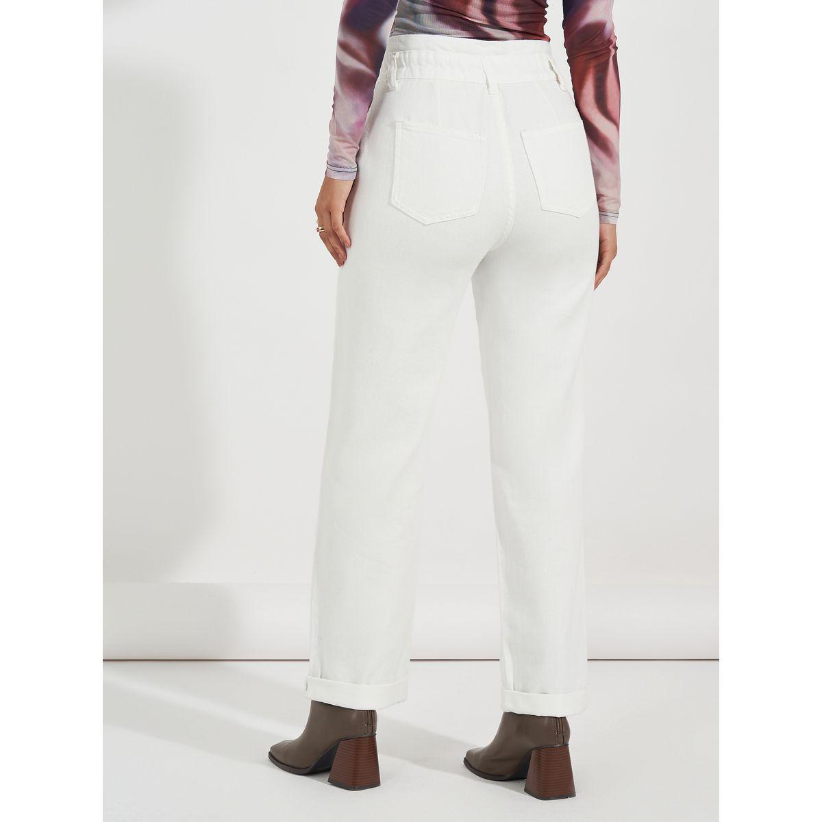 جينز بقصة مستقيمة وخصر بيبرباغ-women-clothing-bottoms-jeans-image-5