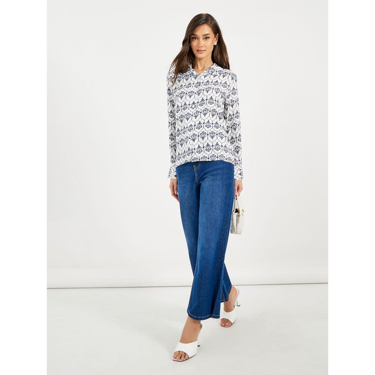 Styli All-Over Print Regular Fit Shirt-women-clothing-shirtsandblouses-shirts-image-2