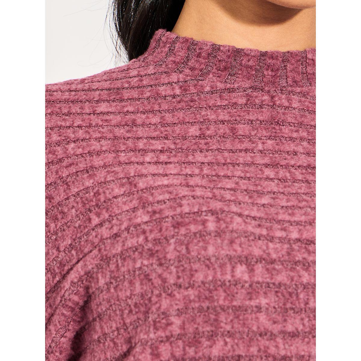Styli Ribbed Mock Neck Boxy Knit Top with Dropped Shoulder-women-clothing-shirtsandblouses-blouses-image-3