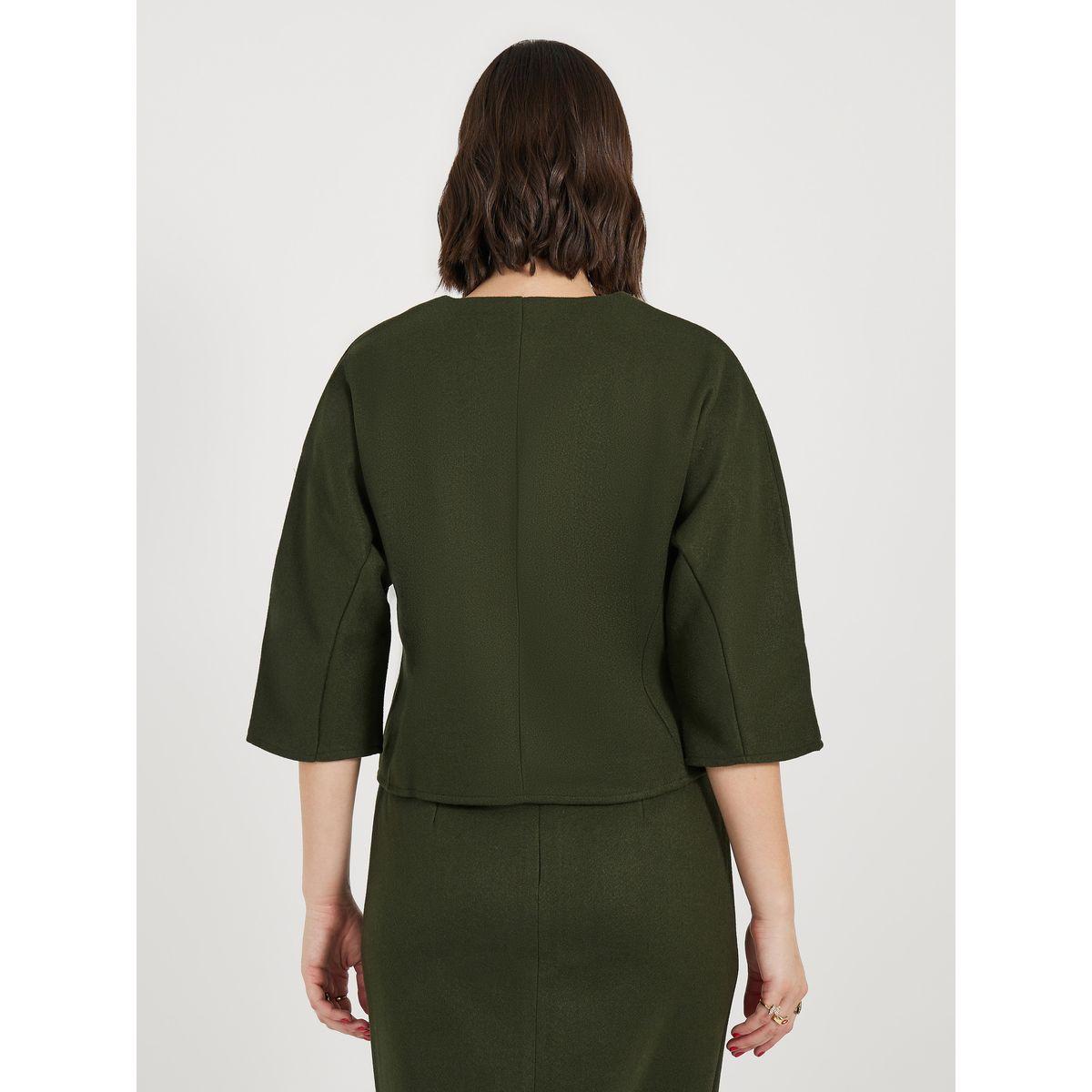 بلوزة قصيرة بأكمام 3/4-women-clothing-tshirts-image-4