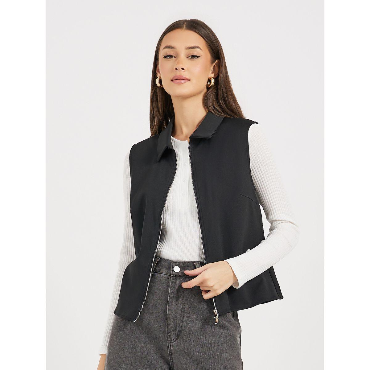 بلوزة قصيرة بلا أكمام مع سحَّاب غلق-women-clothing-shirtsandblouses-blouses-image-1