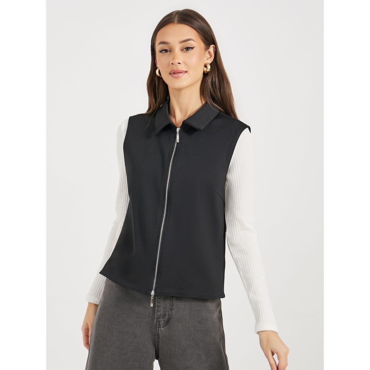 Styli Sleeveless Zipped Collared Crop Top-women-clothing-shirtsandblouses-blouses-image-3