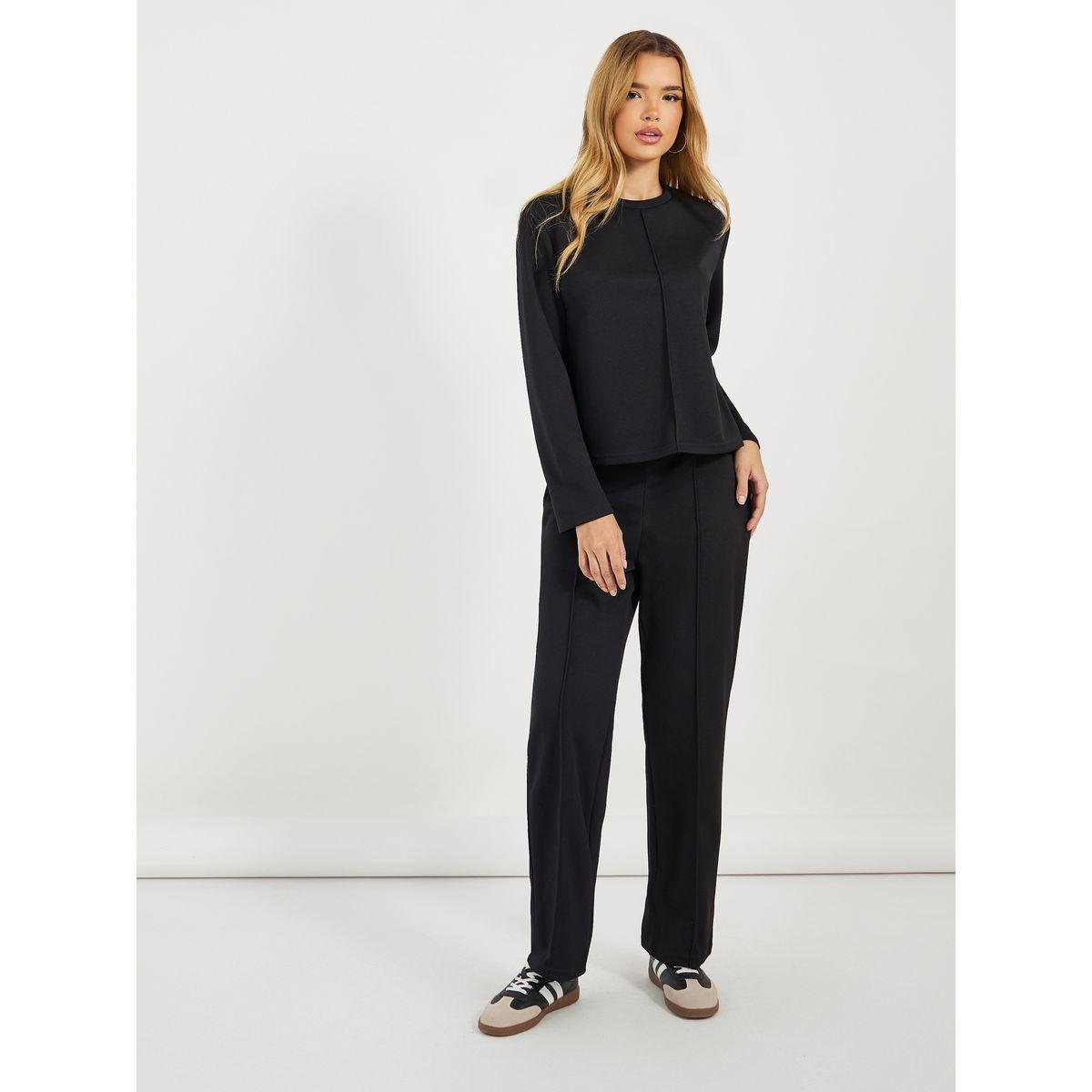 Styli Boxy Fit Pintuck Detail Knit Top-women-clothing-shirtsandblouses-blouses-image-2
